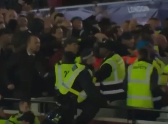 Zamieszki na meczu West Ham - Chelsea