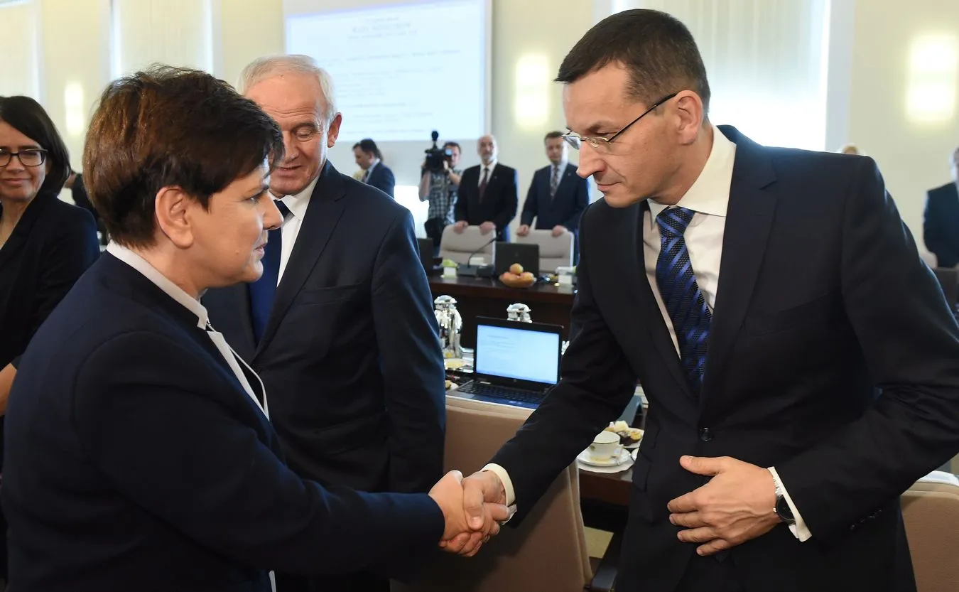 Beata Szydło i Mateusz Morawiecki