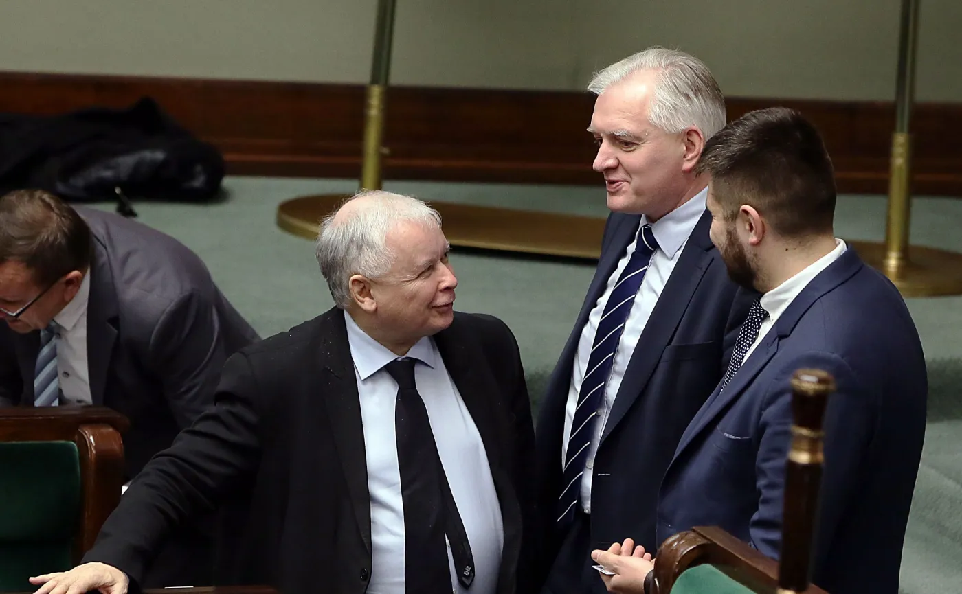 Jarosław Gowin i Jarosław Kaczyński