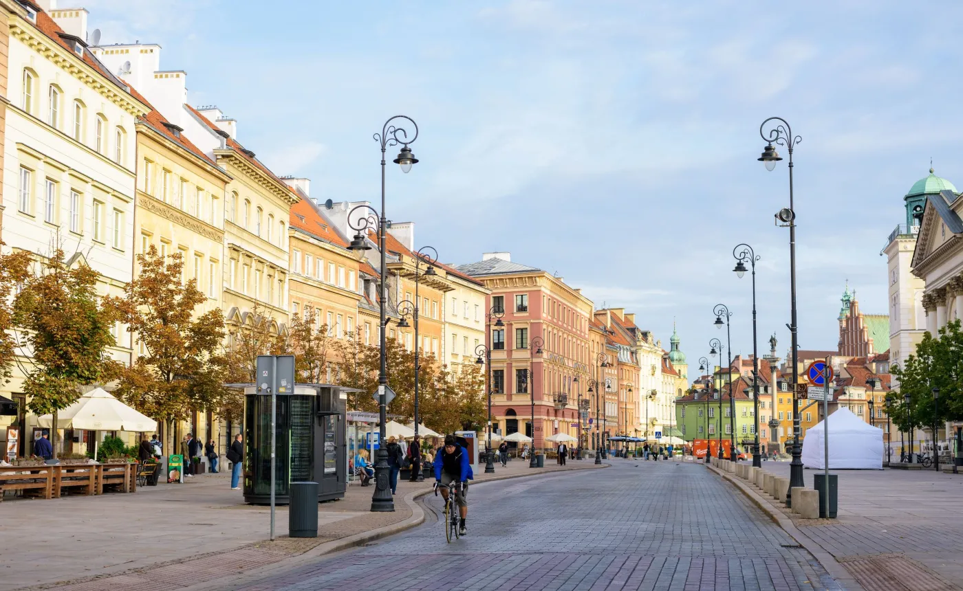 Ul. Krakowskie Przemieście w Warszawie