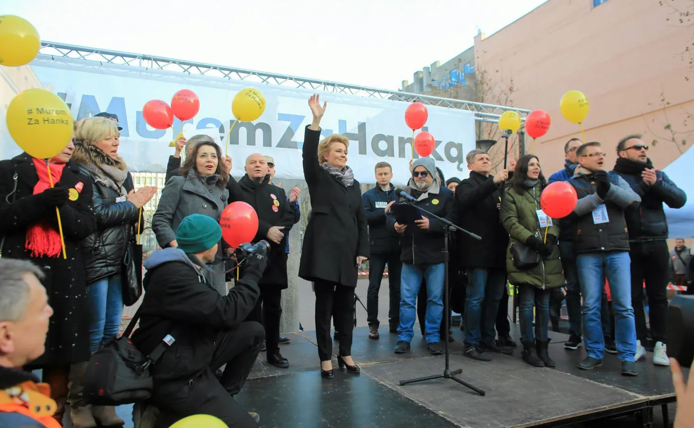 Marsz poparcia dla prezydent Łodzi