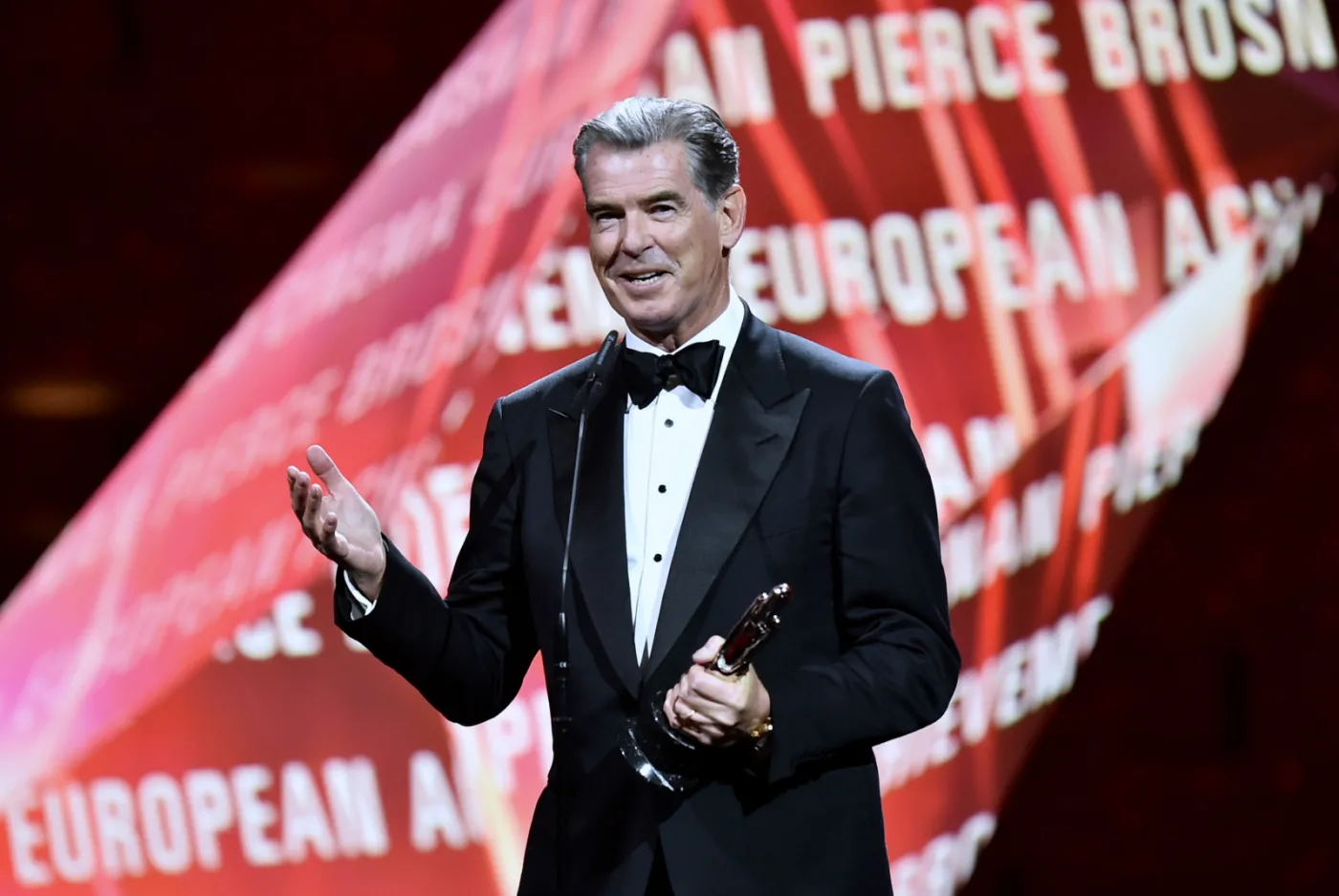 Pierce Brosnan na gali we Wrocławiu