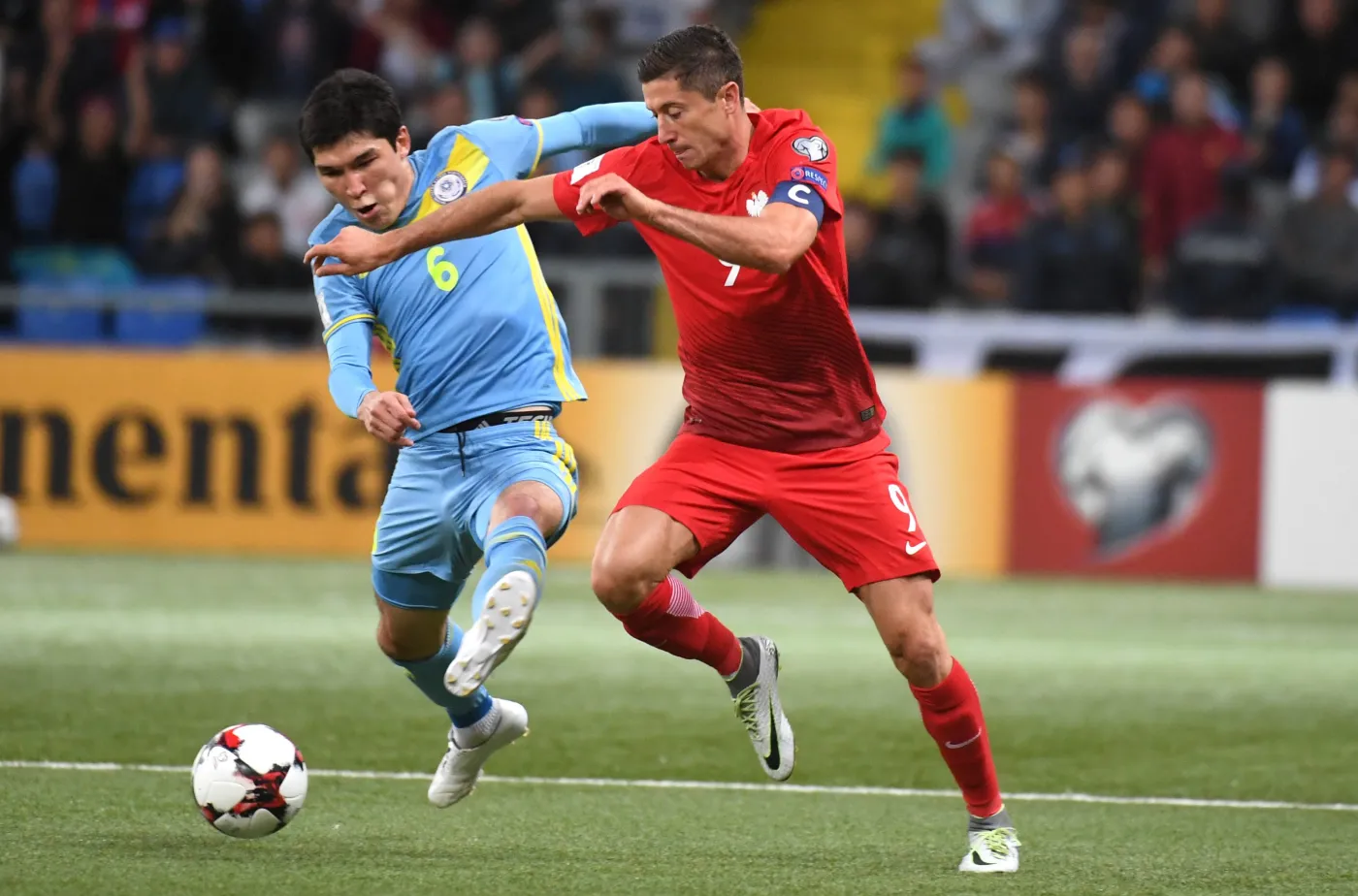 Robert Lewandowski i Yeldos Akhmetov