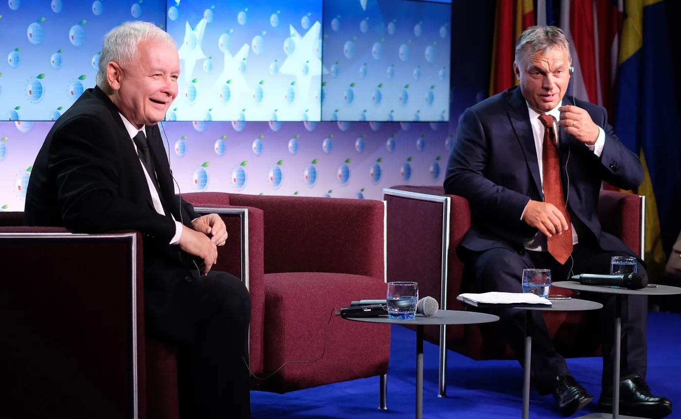 Jarosław Kaczyński i Viktor Orban
