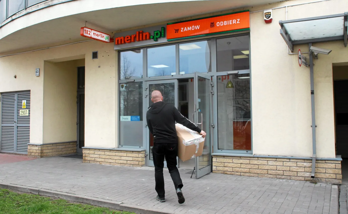 Punkt odbioru towaru sklepu Merlin.pl