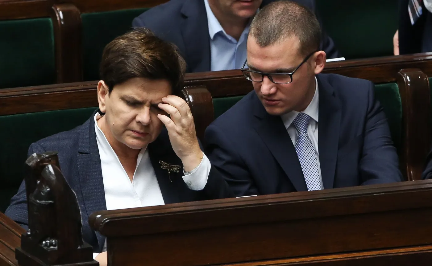 Beata Szydło i Paweł Szefernaker