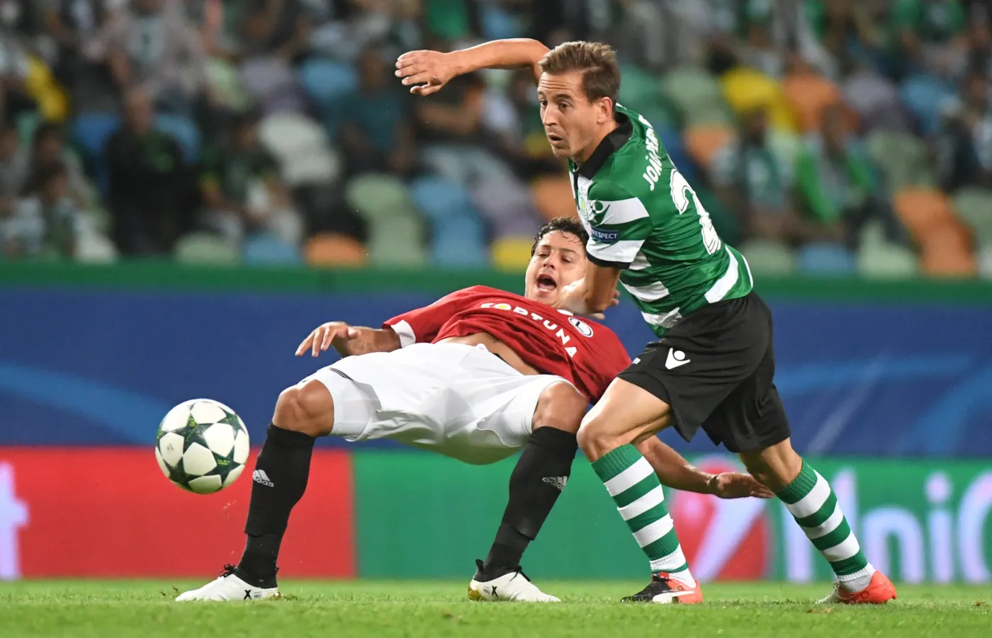 Liga Mistrzów: Druga porażka Legii. Sporting nie był tak okrutny, jak Borussia