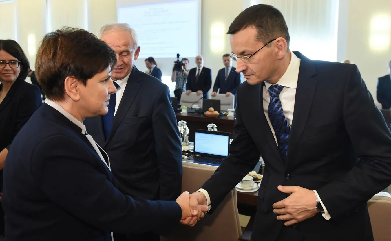 Beata Szydło i Mateusz Morawiecki