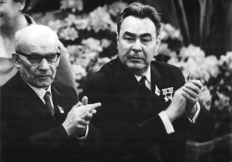 Władysław Gomułka i Leonid Breżniew
