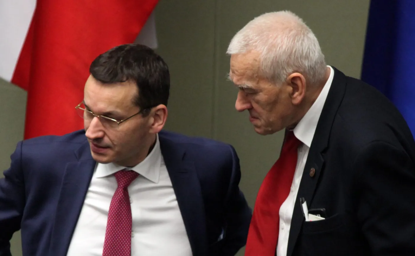Mateusz i Kornel Morawieccy w Sejmie