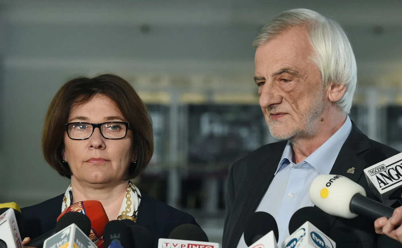 Beata Mazurek i Stanisław Terlecki