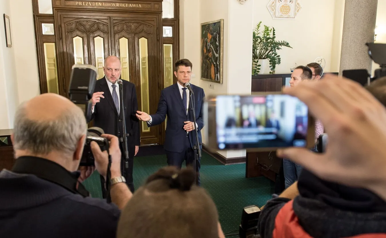 Rafał Dutkiewicz i Ryszard Petru