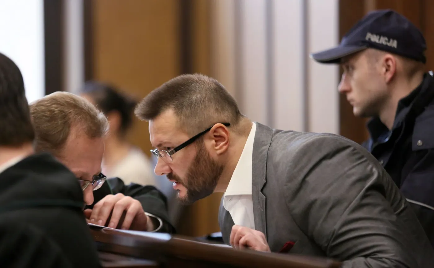 Ryszard Bogucki na sali rozpraw