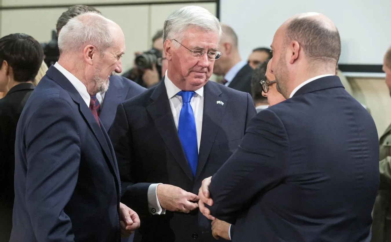 Antoni Macierewicz i Michael Fallon