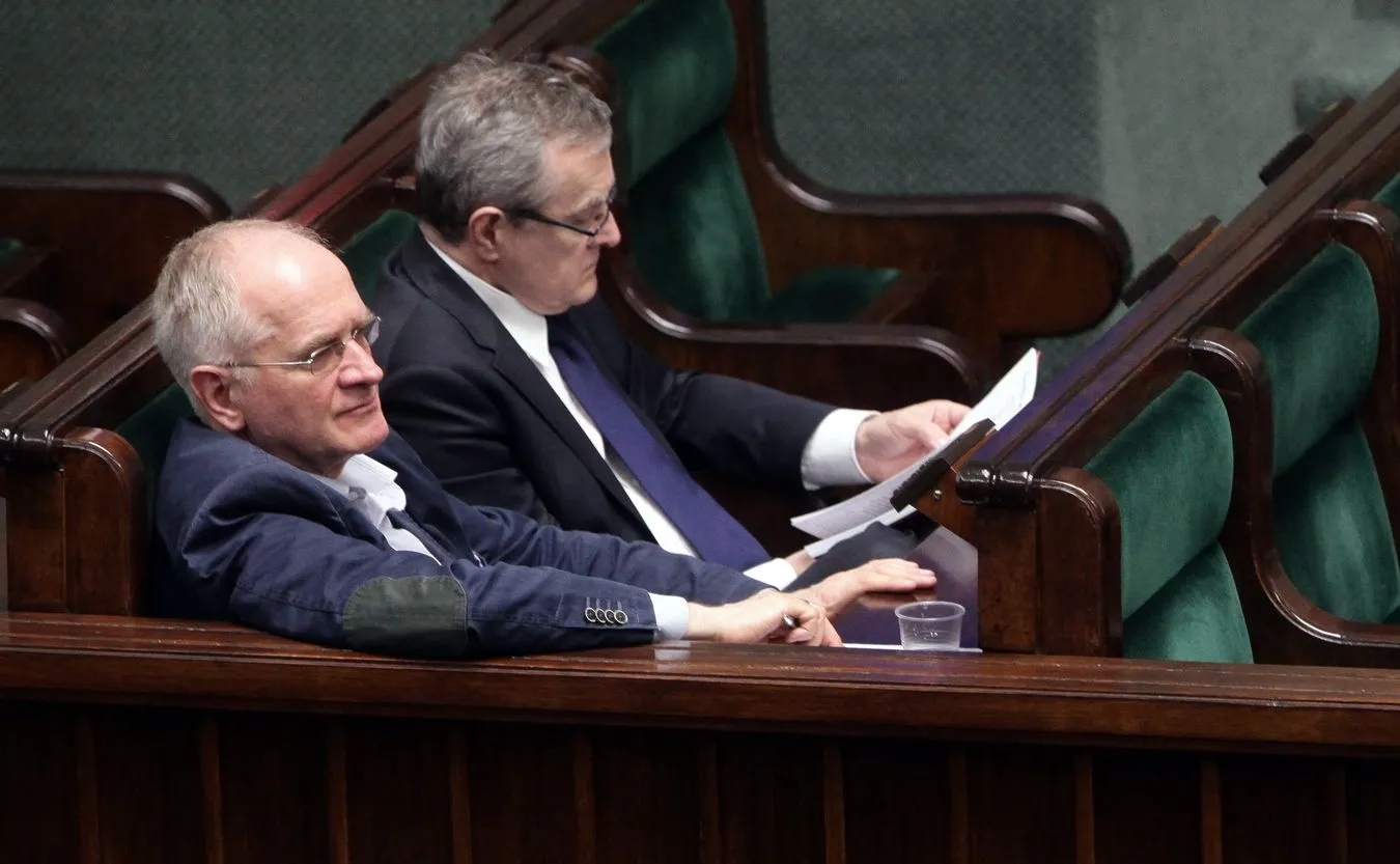 Krzysztof Czabański i Piotr Gliński