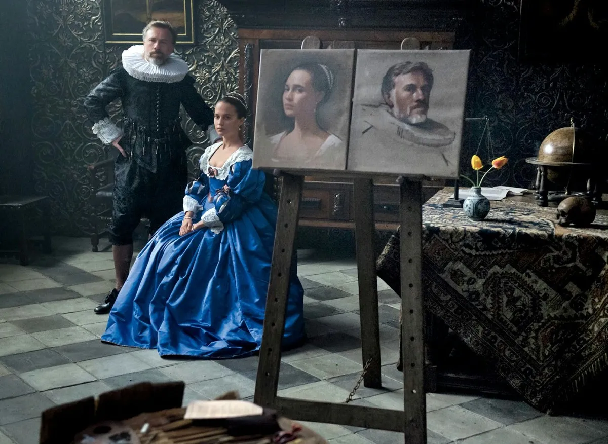 Kadr z filmu "Tulipanowa gorączka"