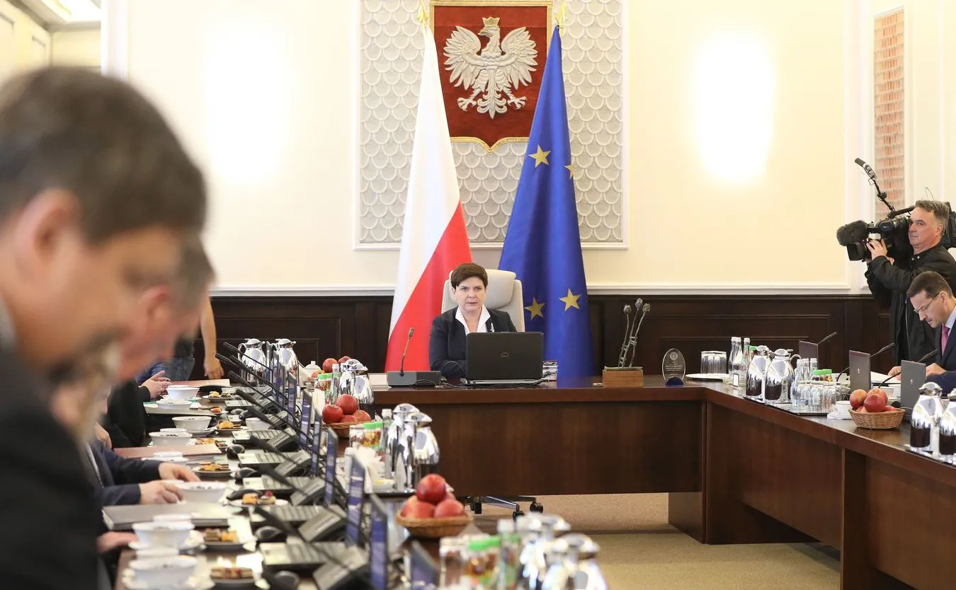 Posiedzenie rządu Beaty Szydło