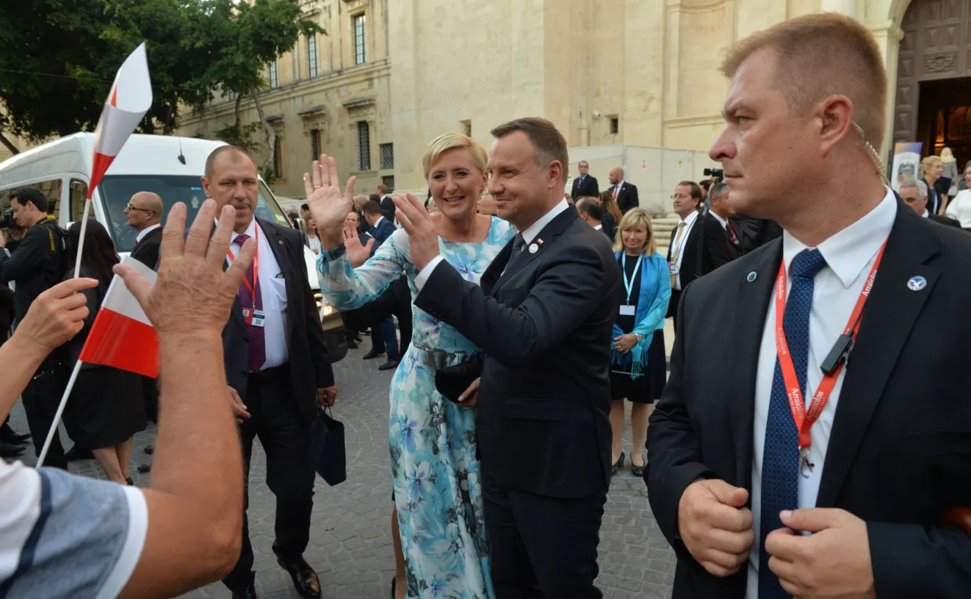 Prezydent Andrzej Duda wraz z małżonką