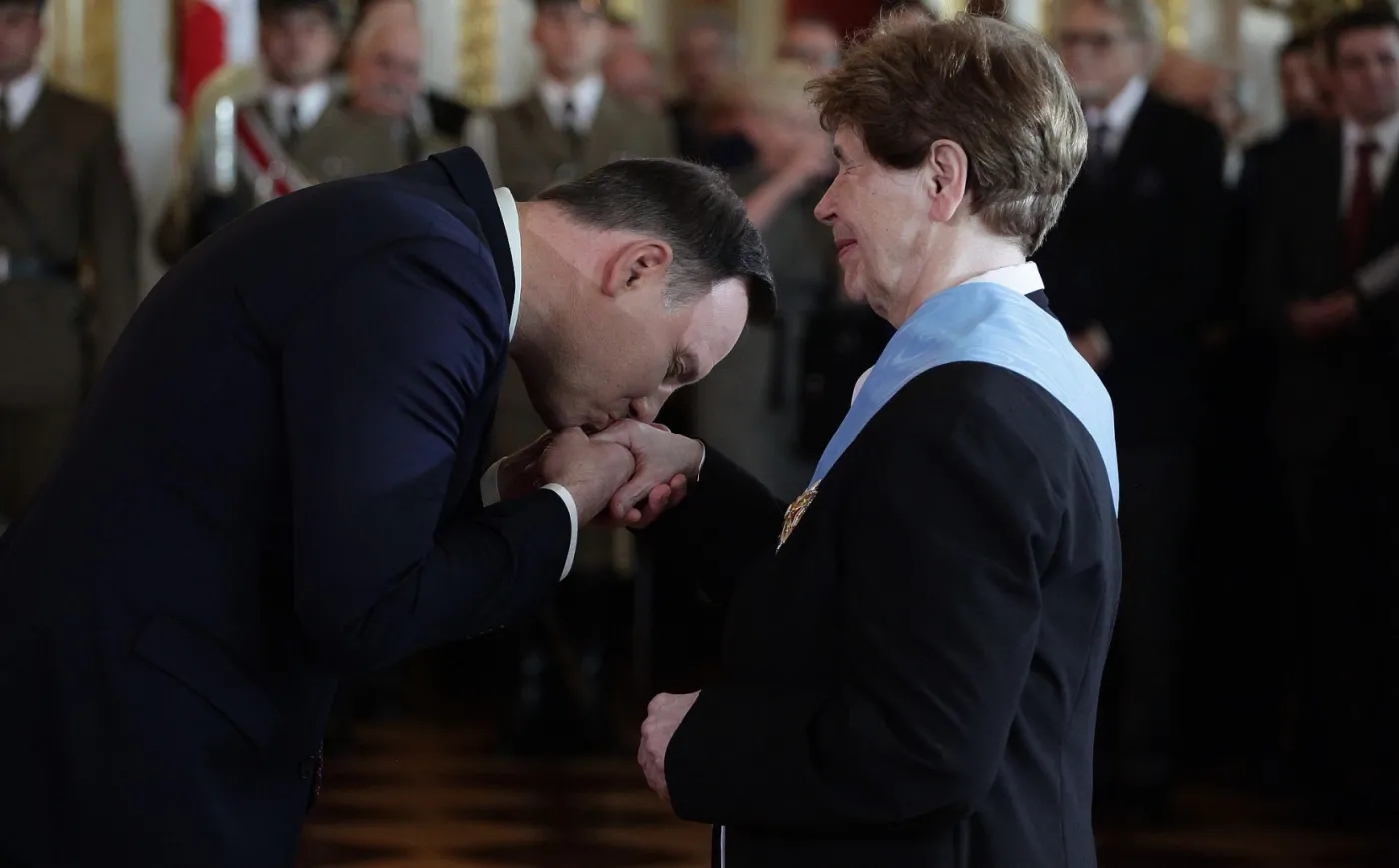 Andrzej Duda i Zofia Romaszewska