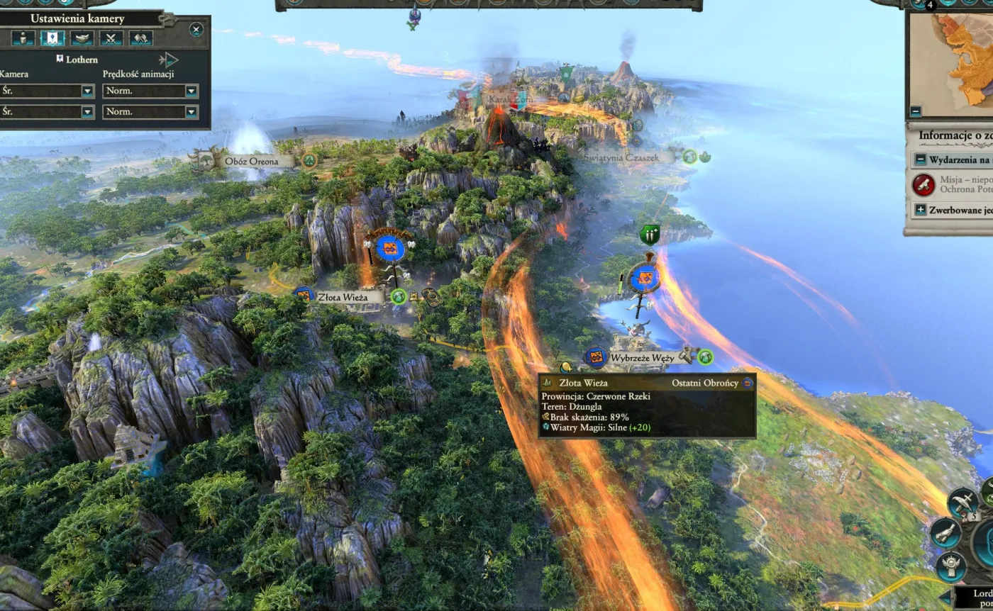 Total War: Warhammer 2 mapa kampanijna