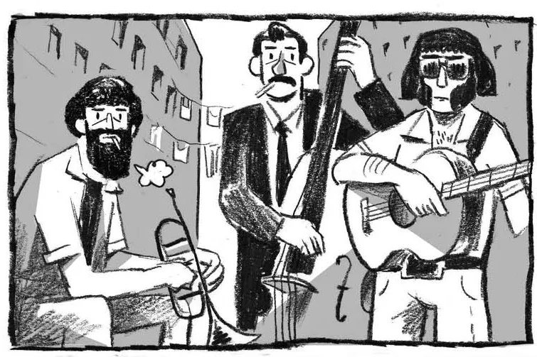 Rysunek z komiksu "Tylko spokojnie"
