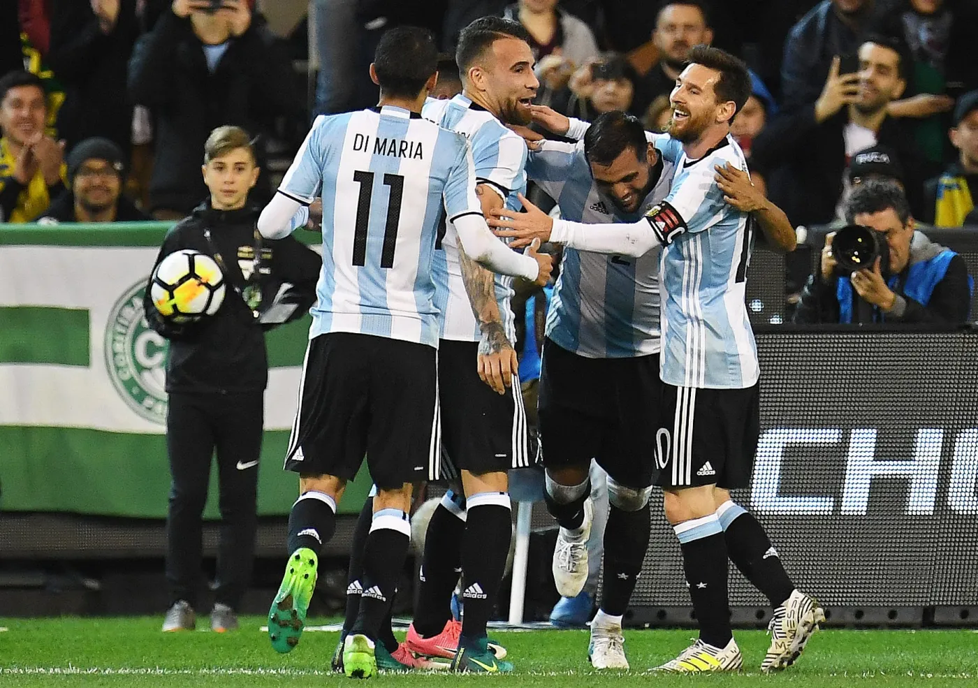 Radość reprezentantów Argentyny