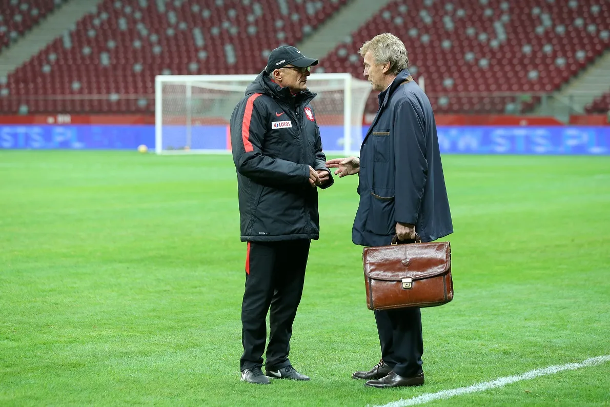 Adam Nawałka i Zbigniew Boniek