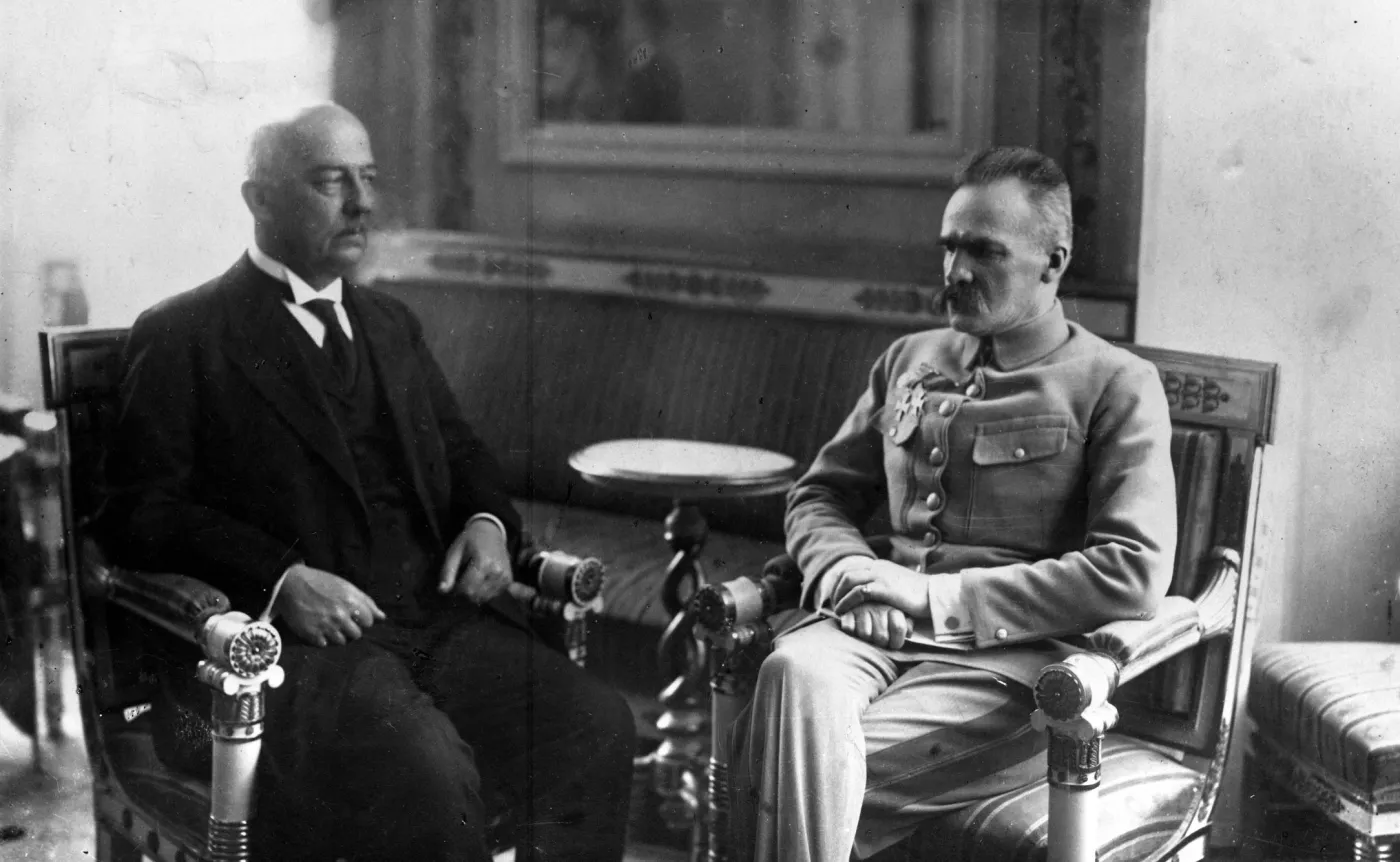 Gabriel Narutowicz i Józef Piłsudski