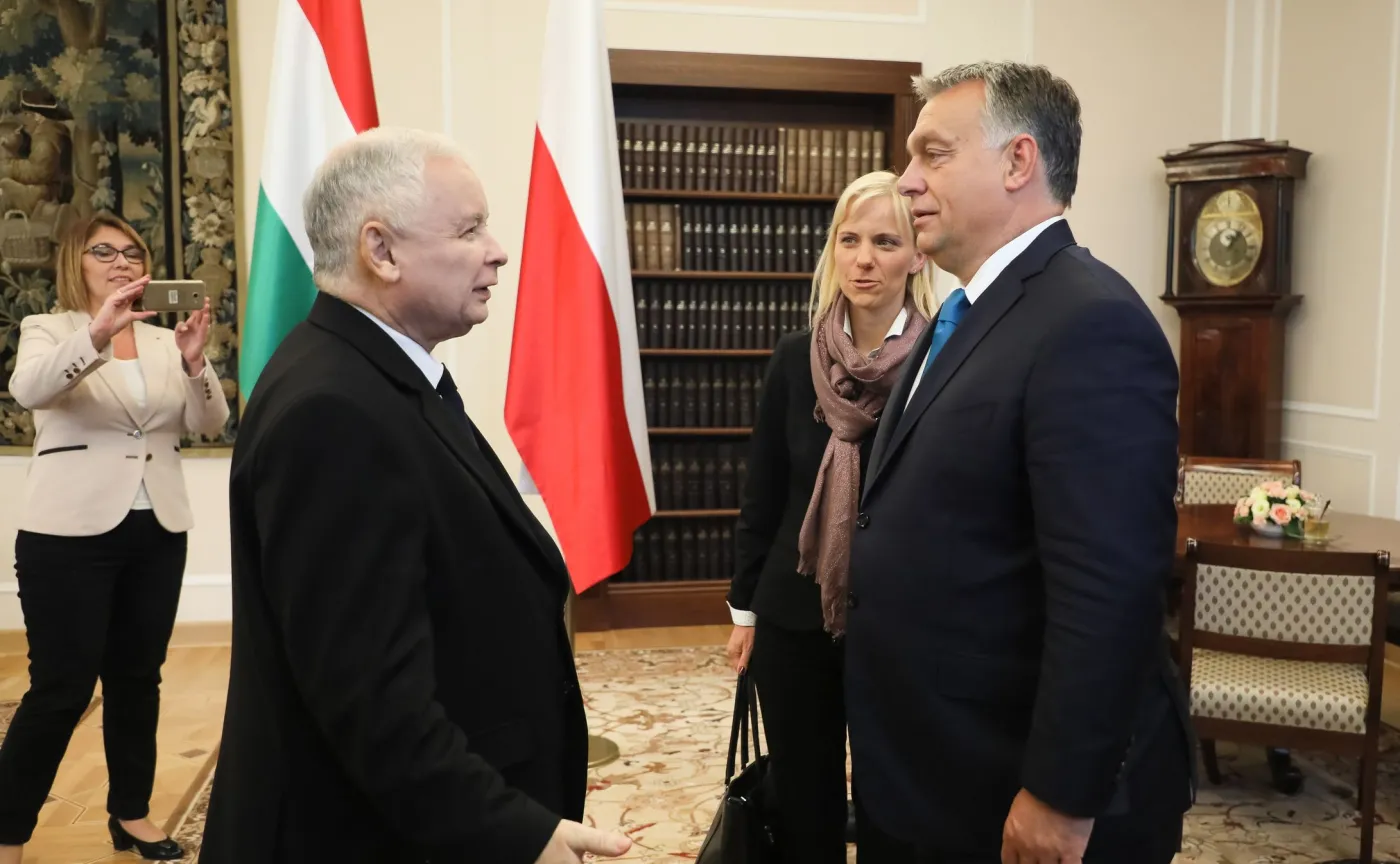 Viktor Orban i Jarosław Kaczyński