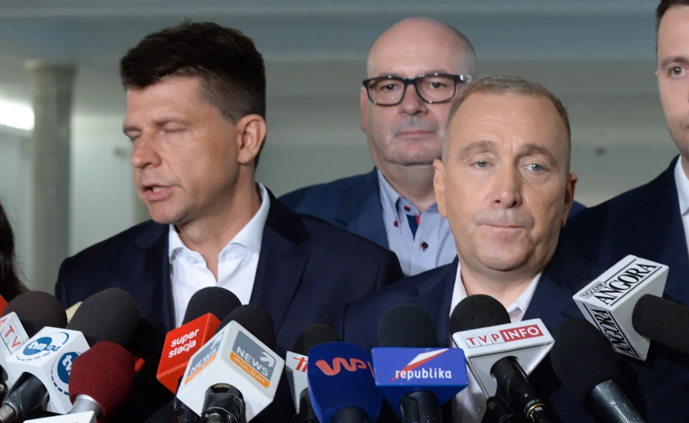 Ryszard Petru i Grzegorz Schetyna