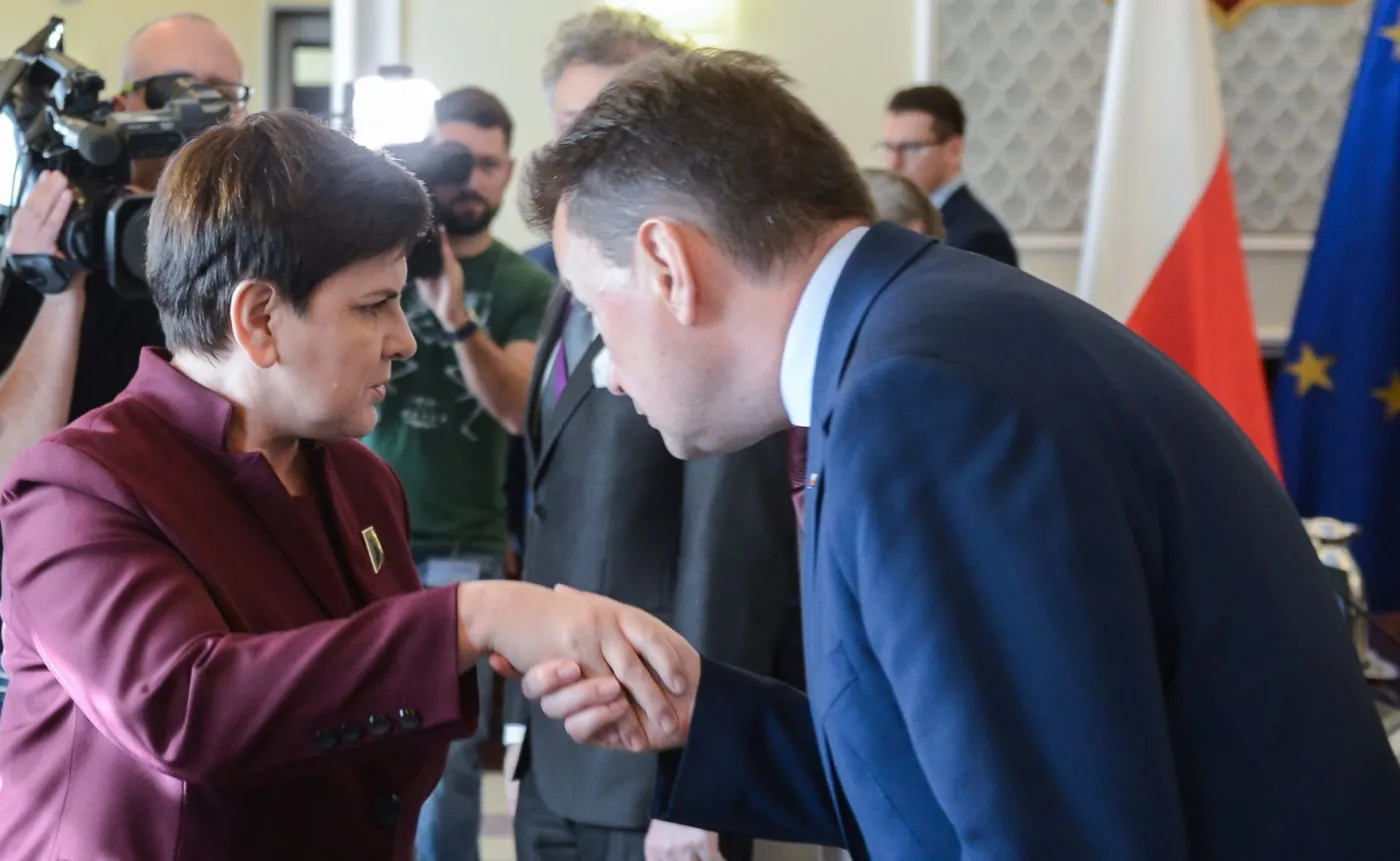 Beata Szydło i Mariusz Błaszczak