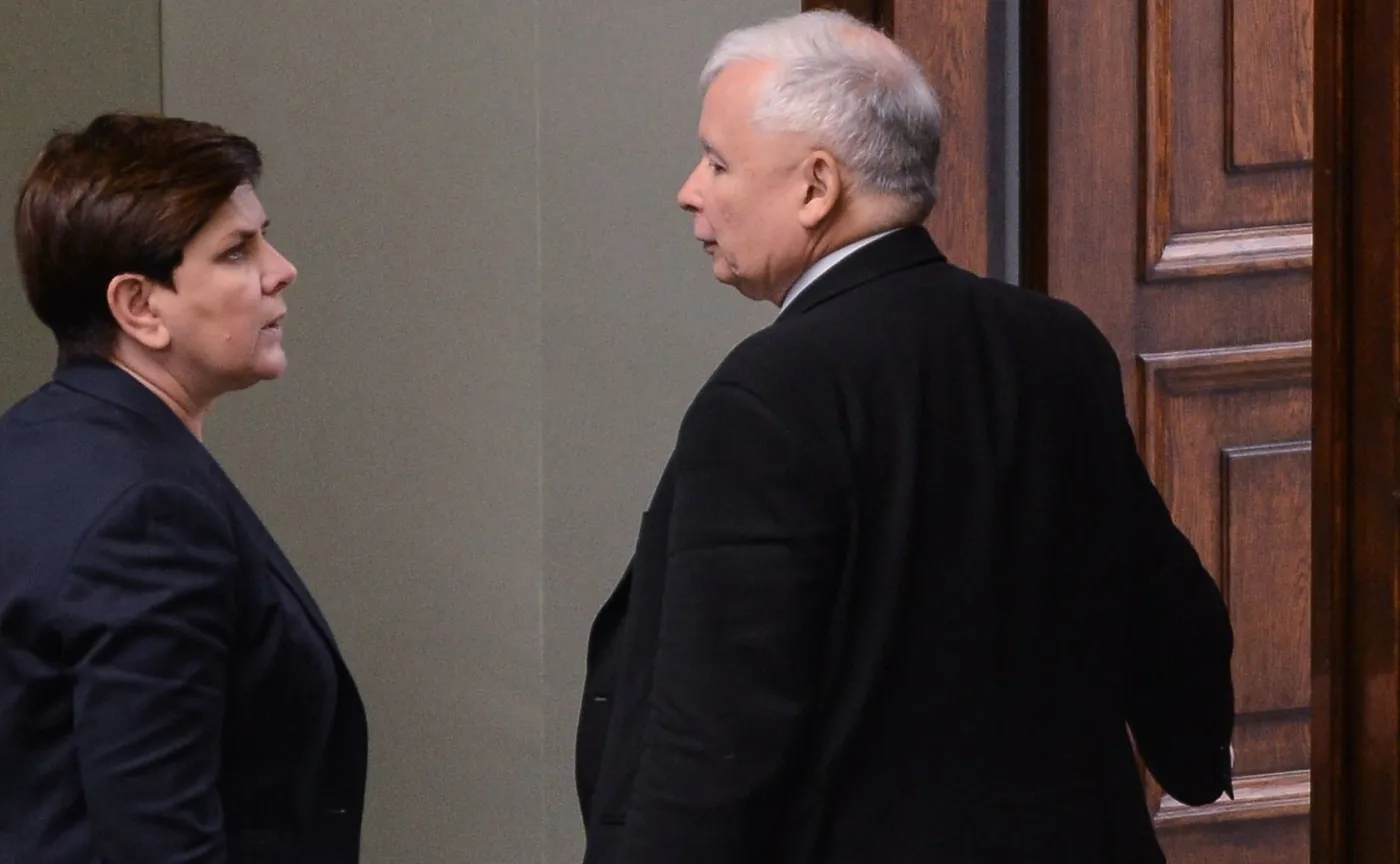 Beata Szydło i Jarosław Kaczyński