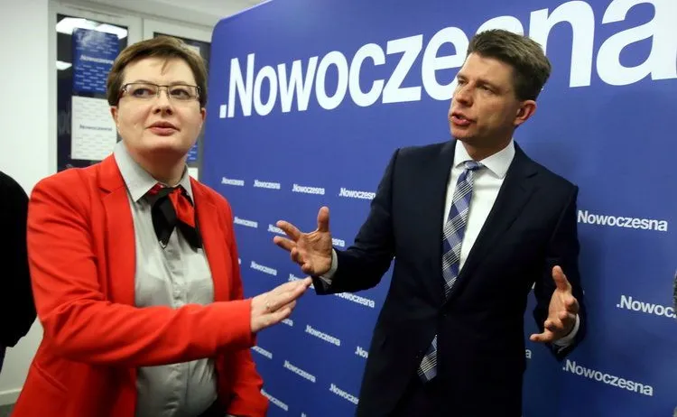 Katarzyna Lubnauer i Ryszard Petru