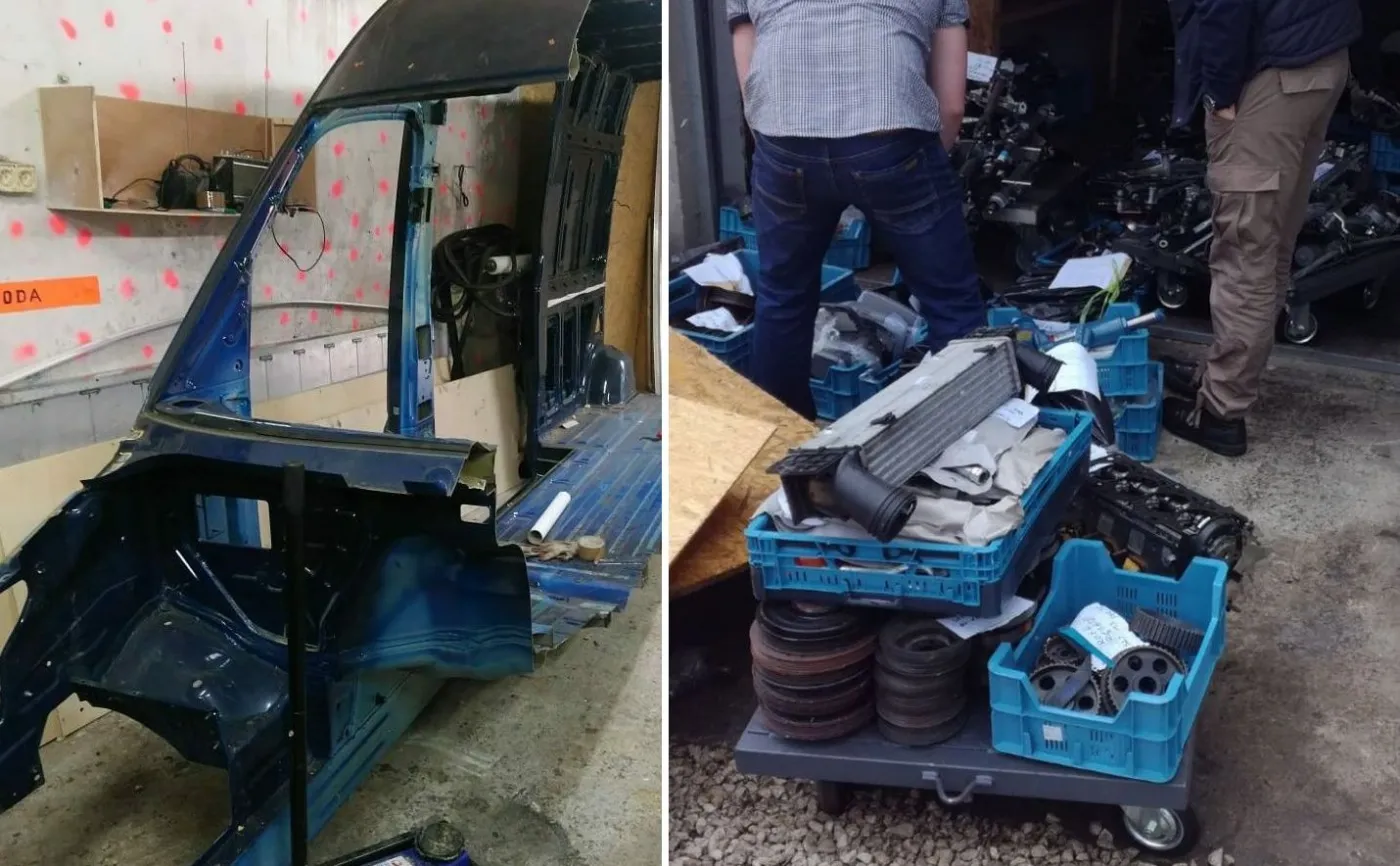 U złodziei pod Rzeszowem znaleziono części prototypu Mercedesa 