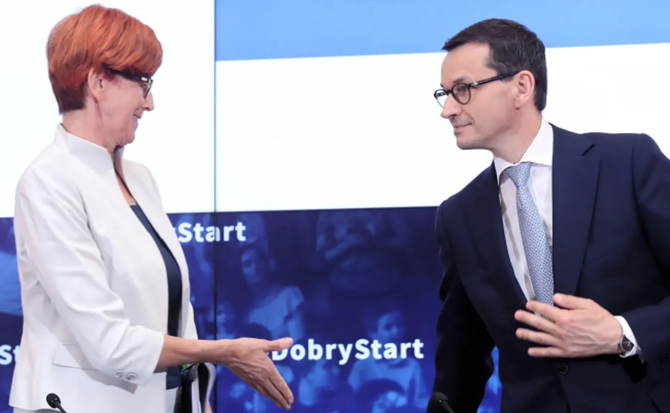 Elżbieta Rafalska i Mateusz Morawiecki