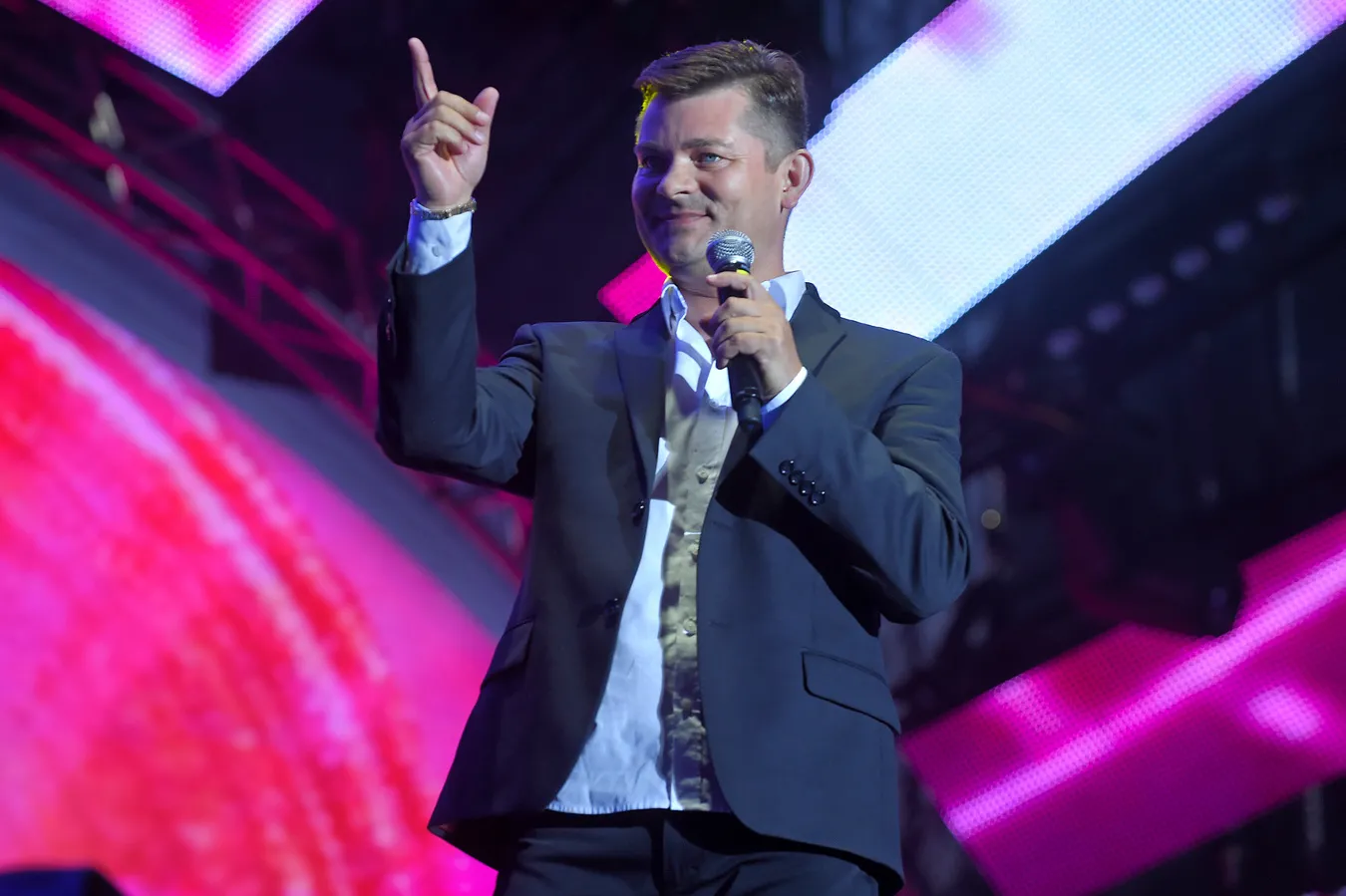Zenek Artyniuk z zespołu Akcent