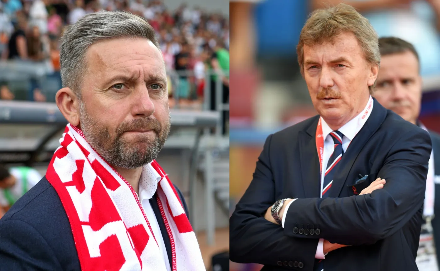 Jerzy Brzęczek i Zbigniew Boniek