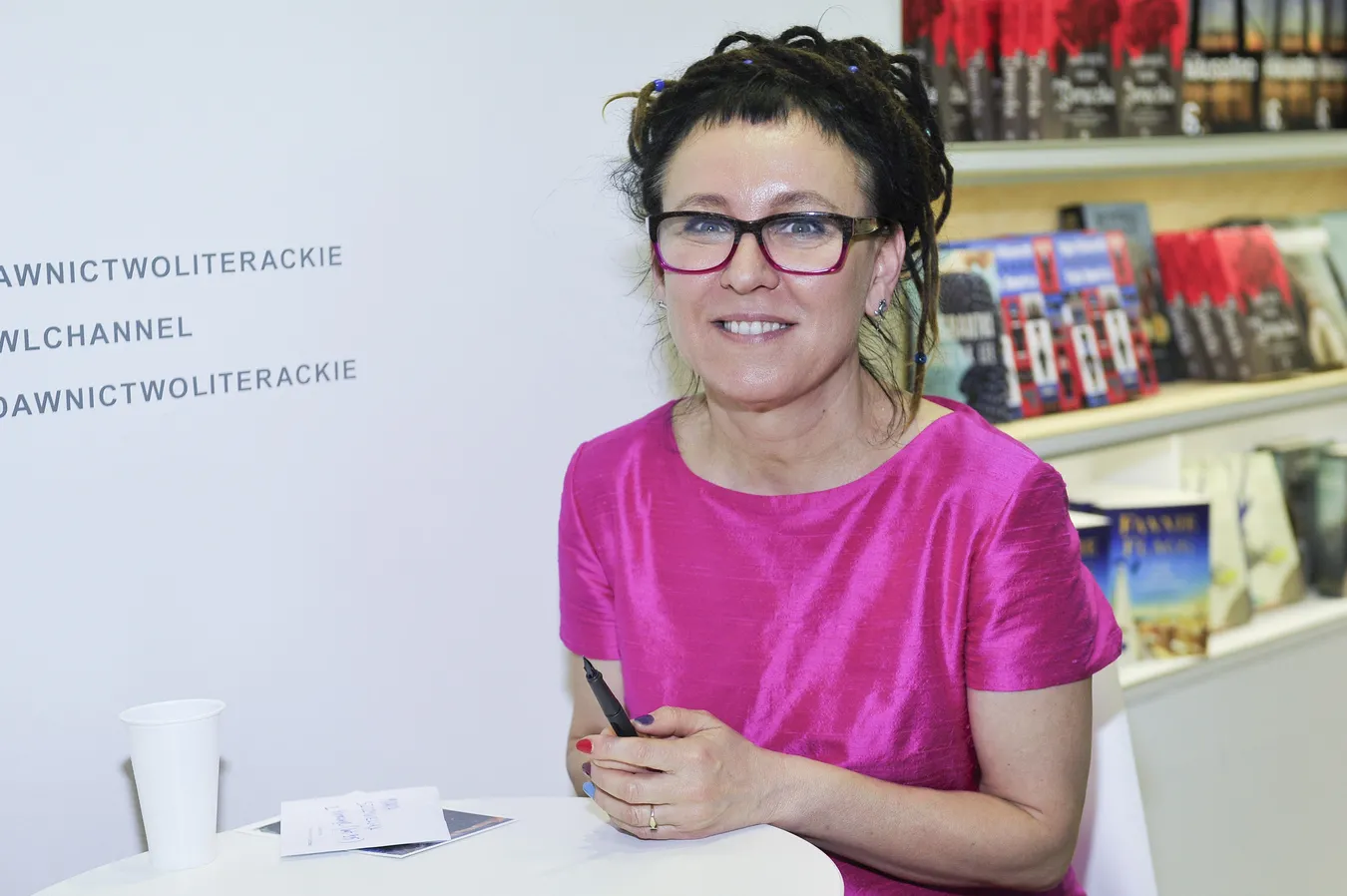 Olga Tokarczuk na Targach Książki