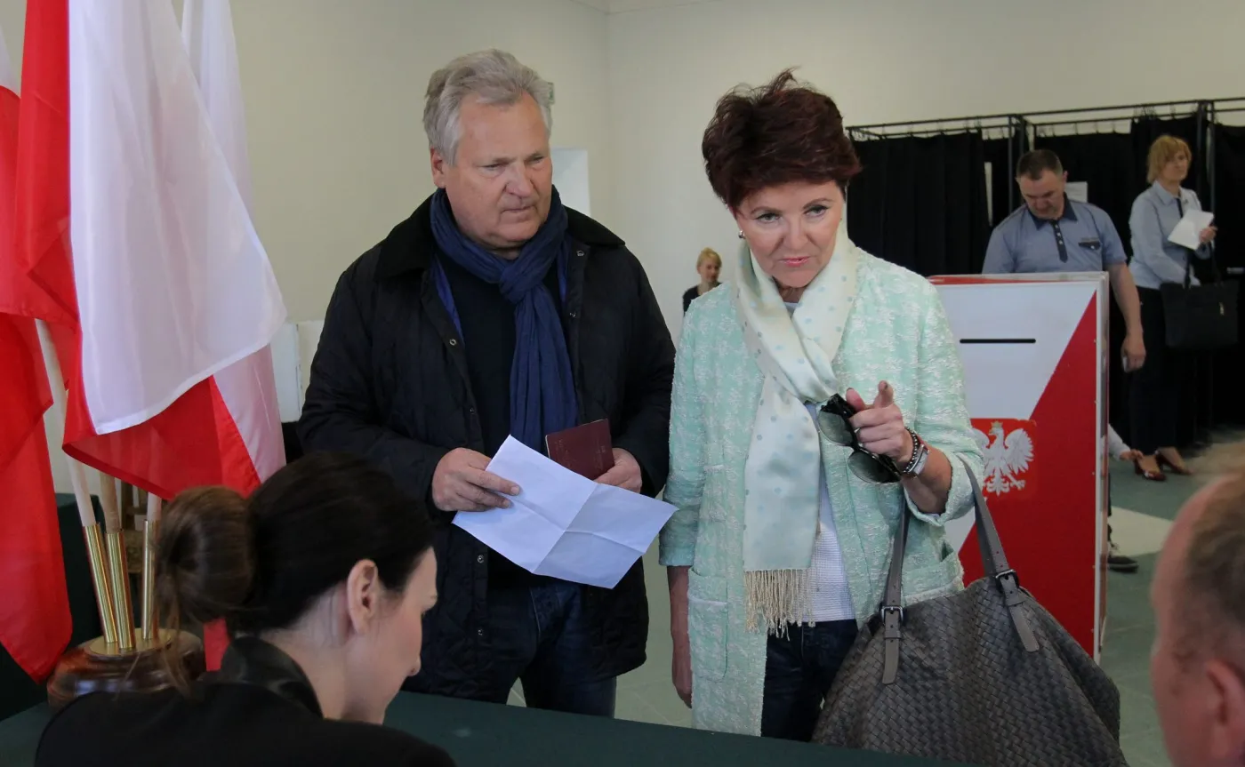 Jolanta i Aleksander Kwaśniewscy