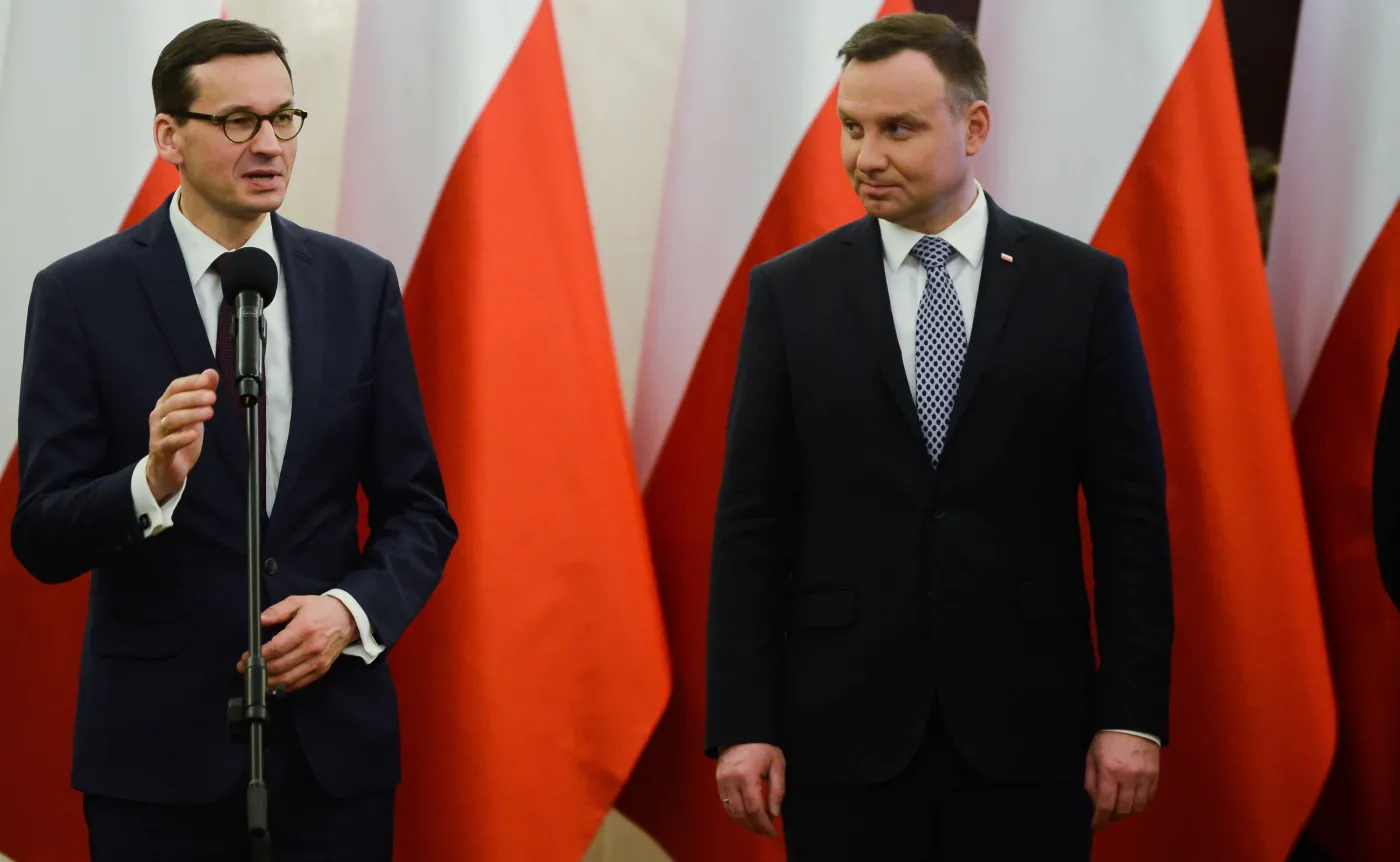 Mateusz Morawiecki i Andrzej Duda