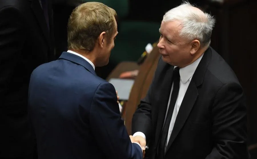 Donald Tusk i Jarosław Kaczyński