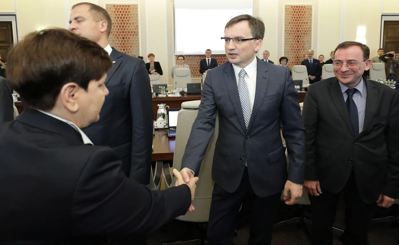 Beata Szydło i Zbigniew Ziobro