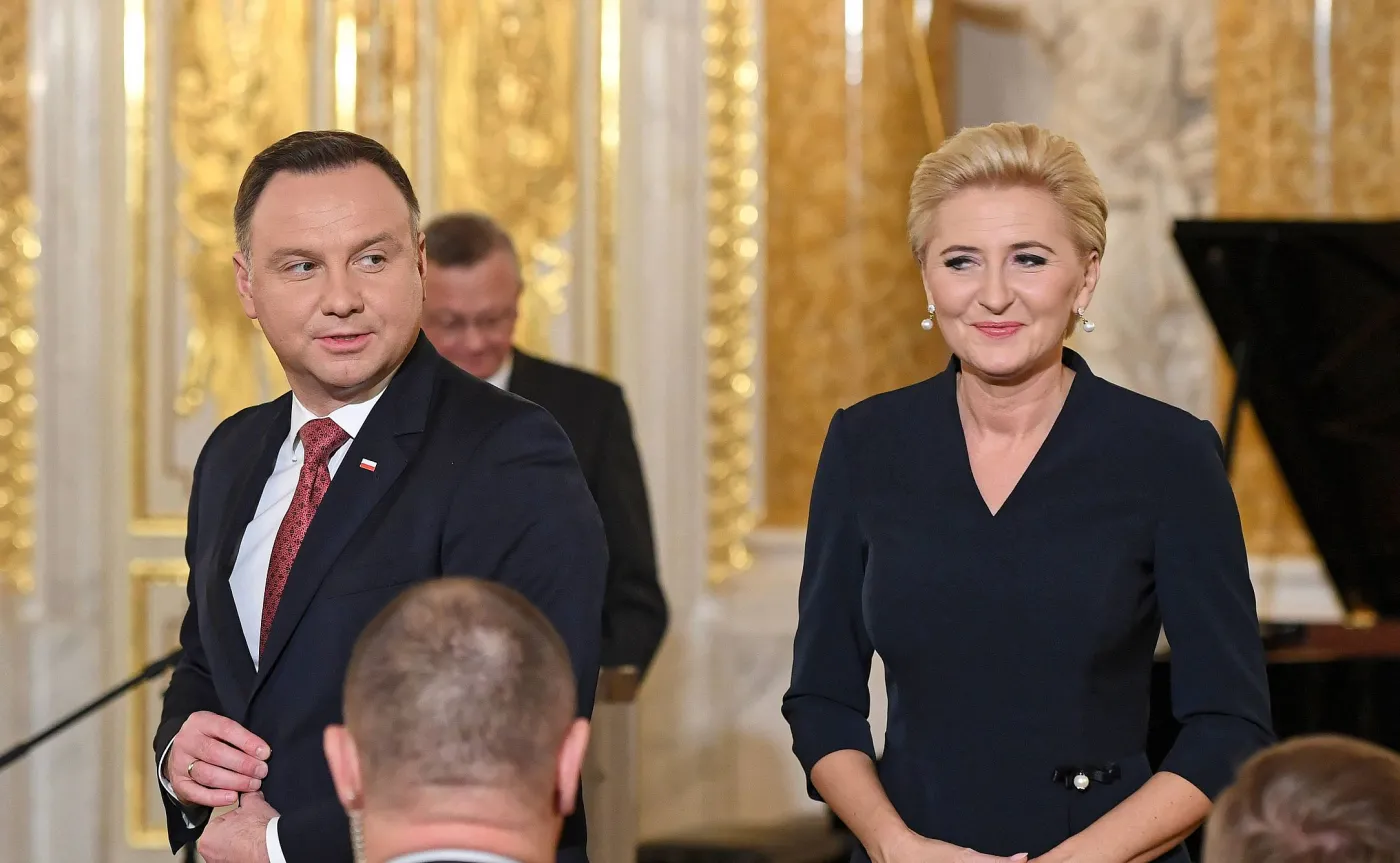 prezydent Andrzej Duda wraz z małżonką