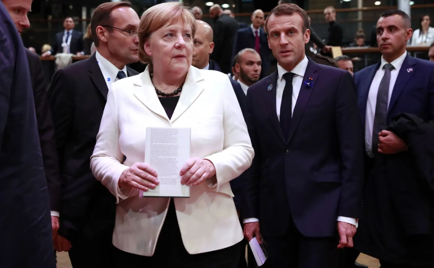 Angela Merkel i Emmanuel Macron