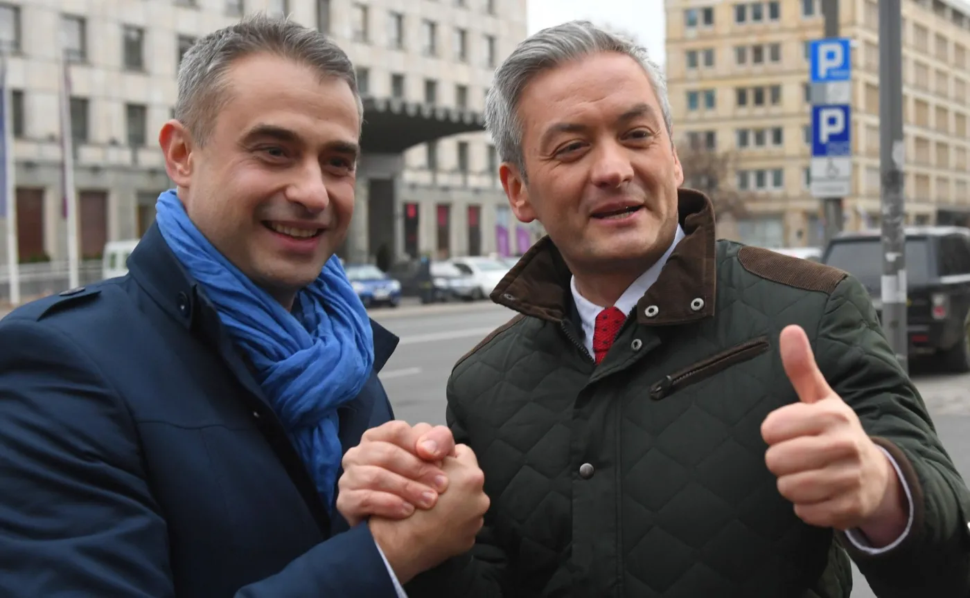 Robert Biedroń i Krzysztof Gawkowski