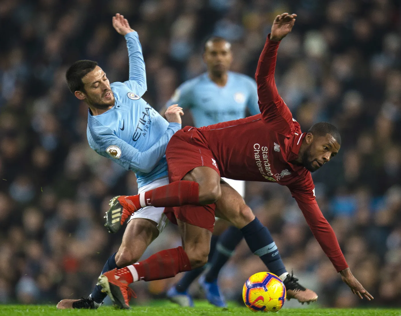 David Silva i Georginio Wijnaldum