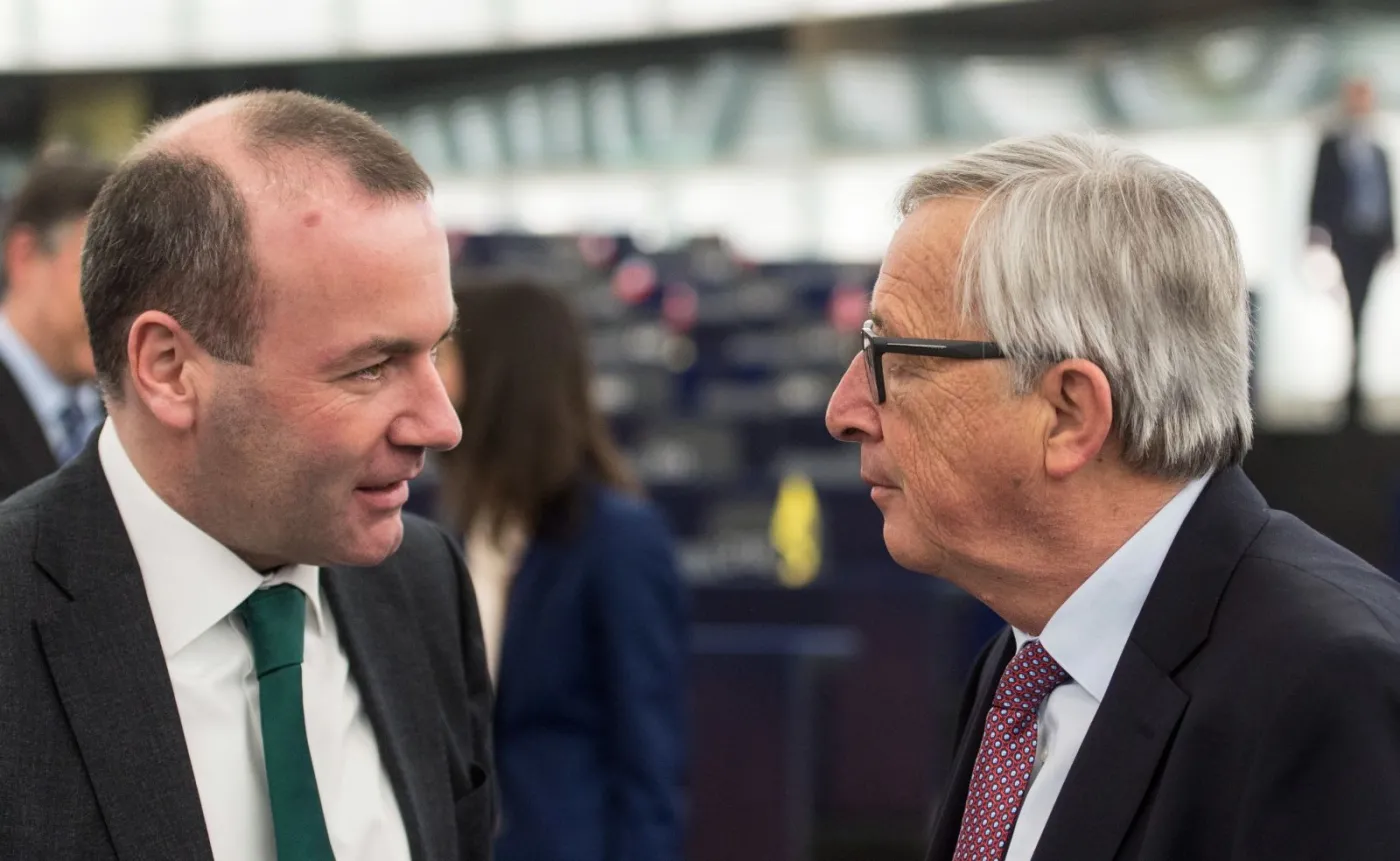 Manfred Weber i Jean-Claude Juncker