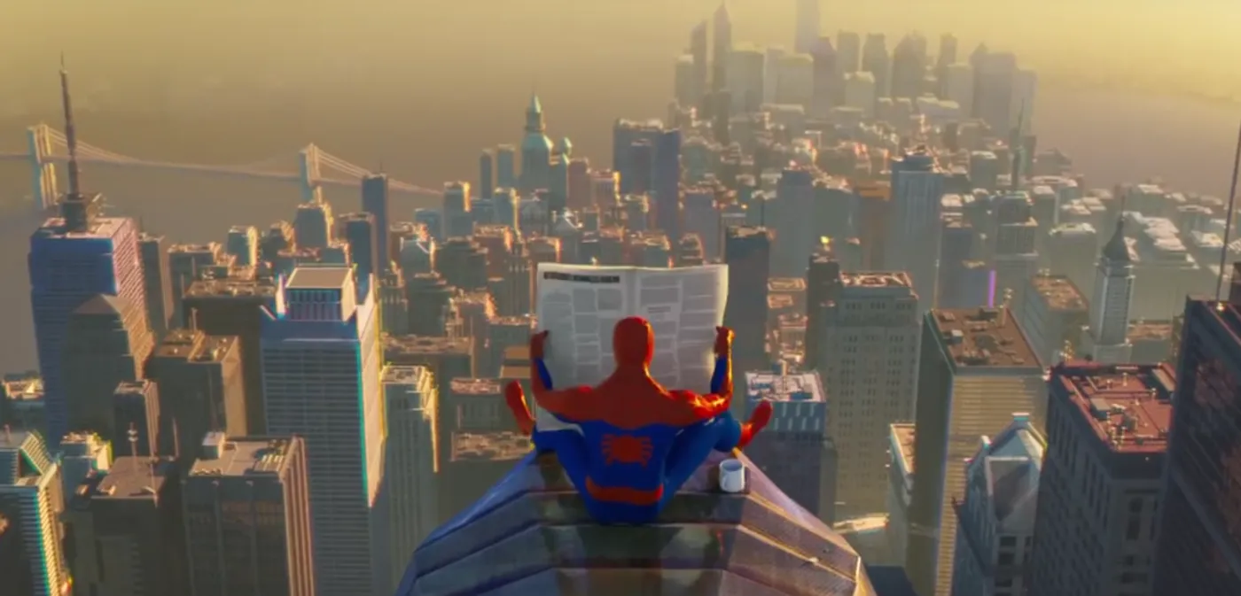Kadr z filmu "Spider-Man Universum"