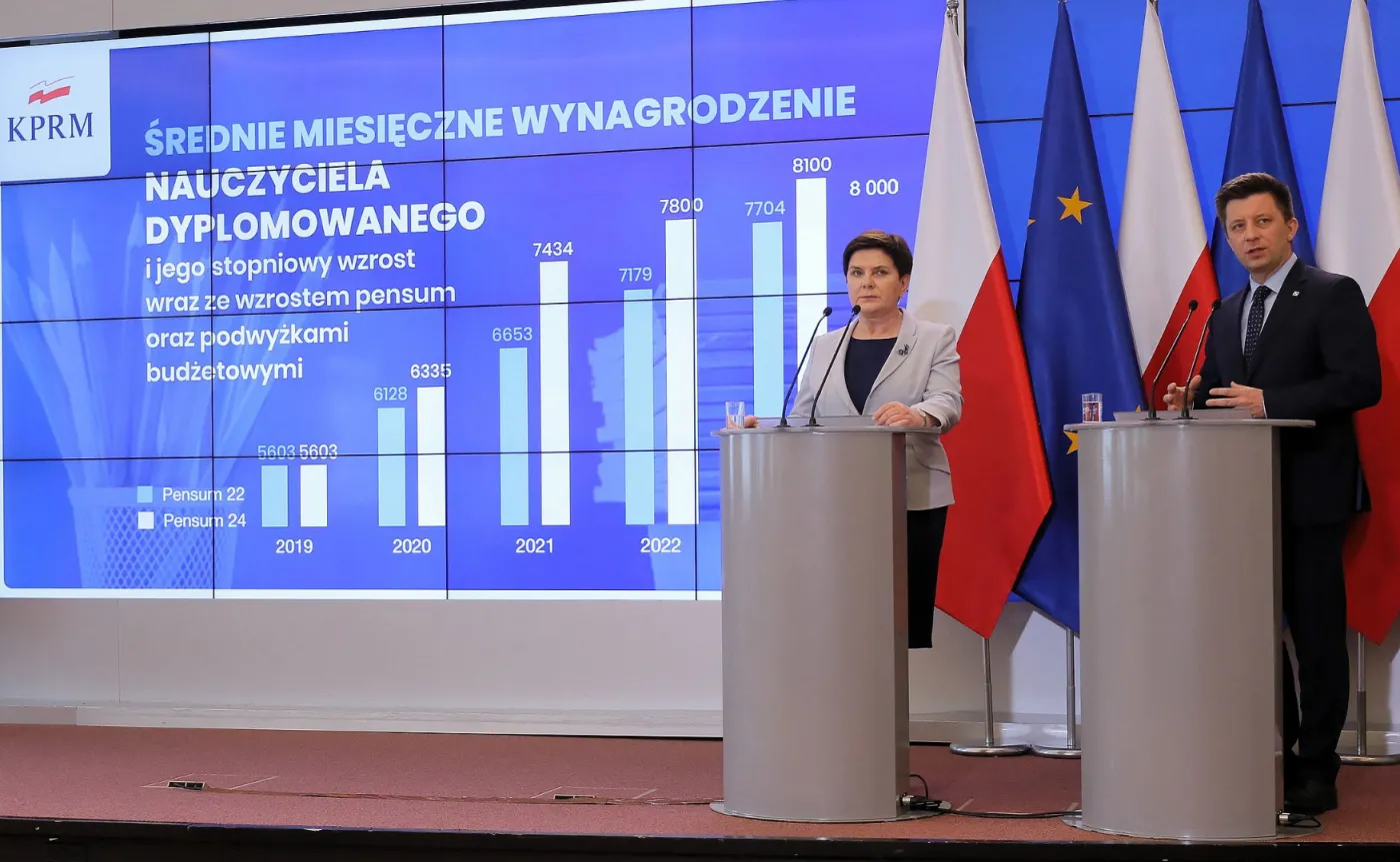 Ogólnopolski strajk nauczycieli. Co się wydarzyło w pierwszy dzień? [RELACJA]