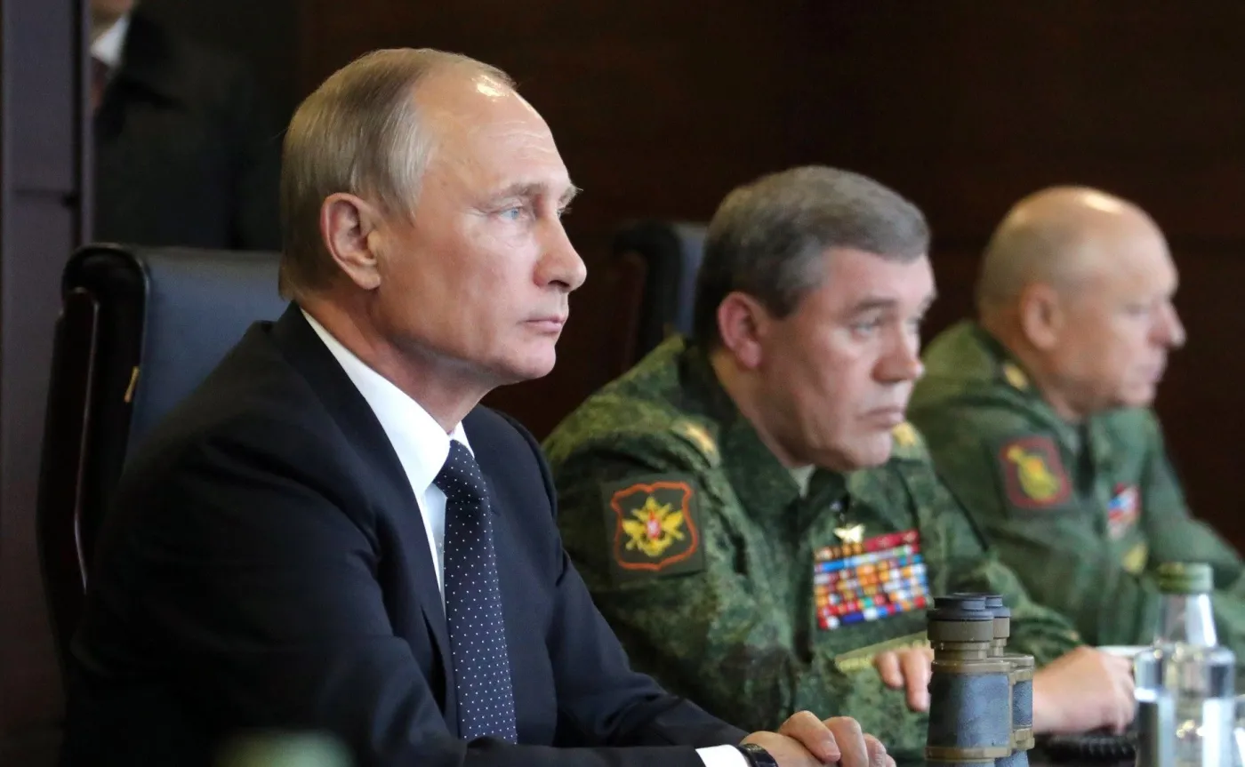 Władimir Putin i Walerij Gierasimow